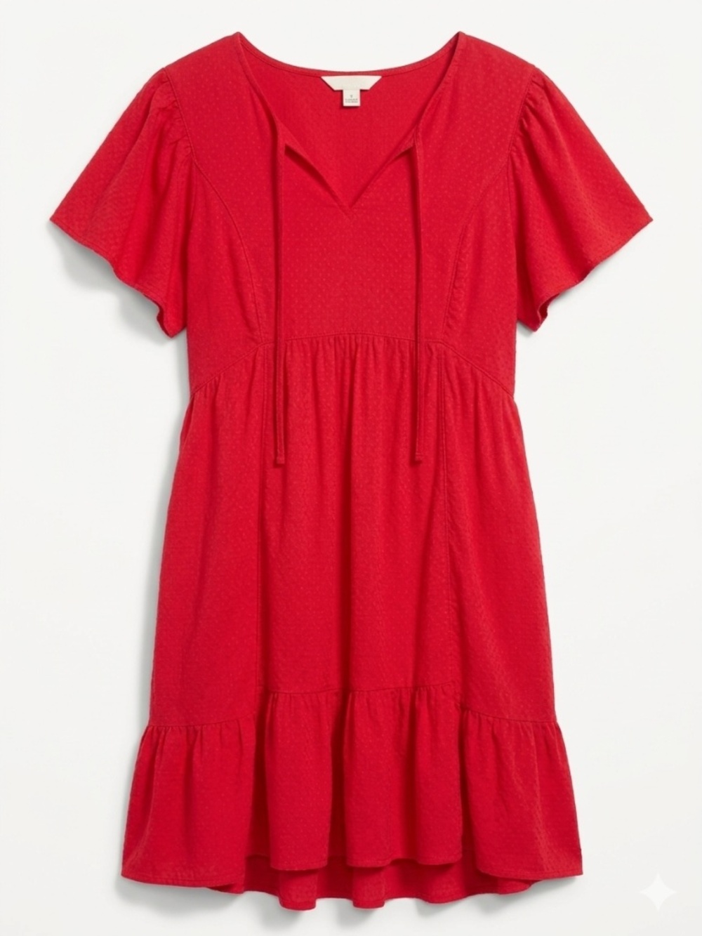 Red Knox Rose sundress or bathing suit cover up, size medium